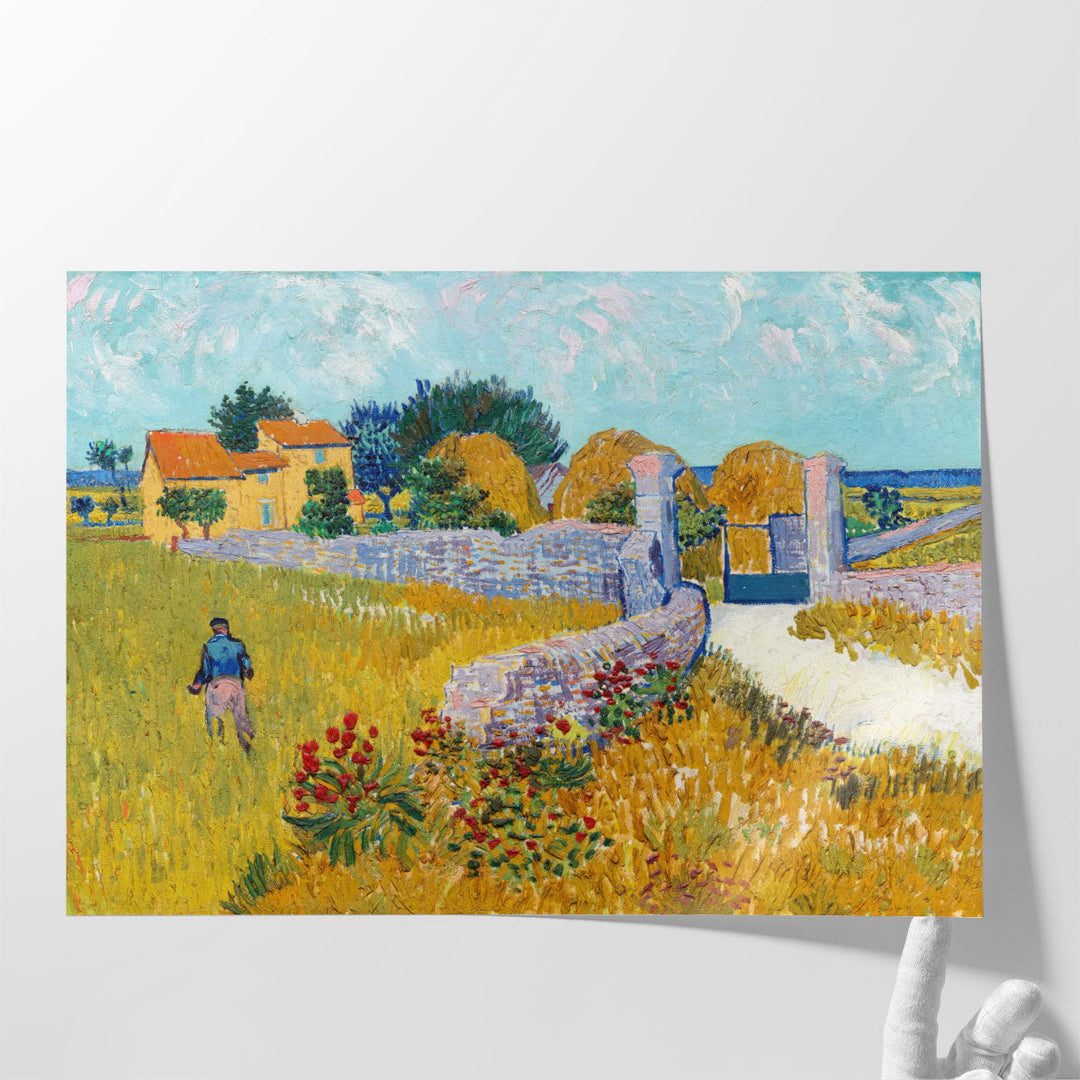 Farmhouse in Provence, 1888 - Canvas Print Wall Art