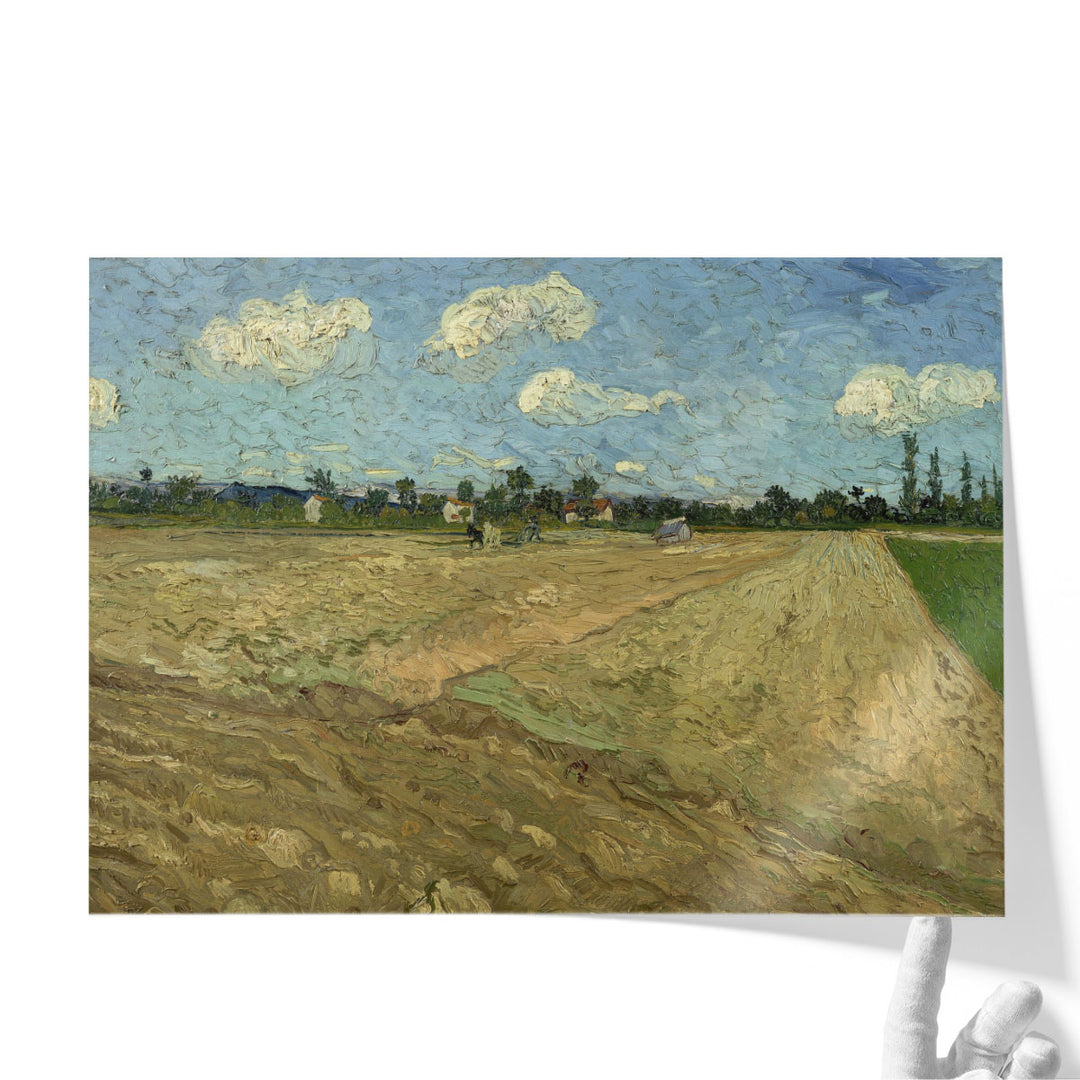 Geploegde Akkers, 1888 - Canvas Print Wall Art