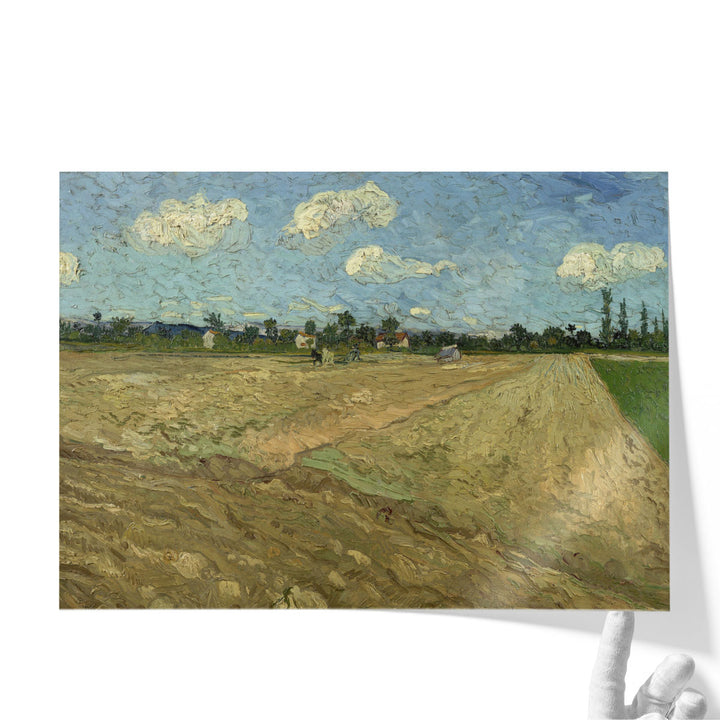 Geploegde Akkers, 1888 - Canvas Print Wall Art