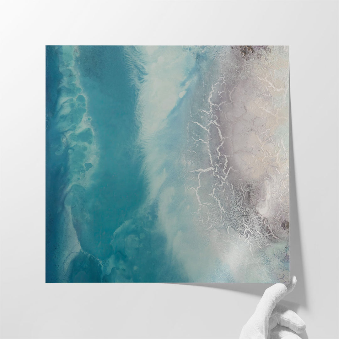 Ocean Drift 1 Square - Canvas Print Wall Art