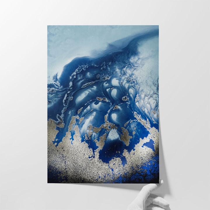 Ocean Wave Waltz  1 - Canvas Print Wall Art