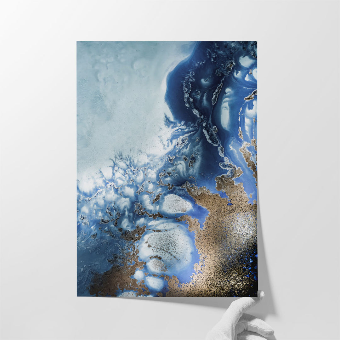 Ocean Wave Waltz  2 - Canvas Print Wall Art