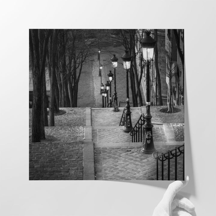 Calm Evening at Montmartre - Canvas Print Wall Art