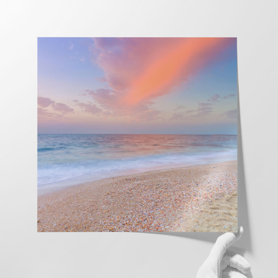 Beach Sunset - Canvas Print Wall Art