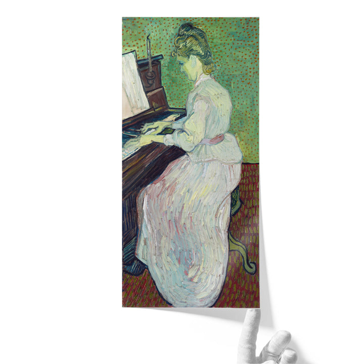 Marguerite Gachet at the Piano, 1890 - Canvas Print Wall Art