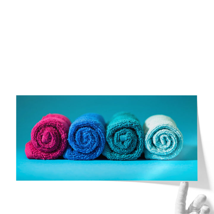 Rolled Towels - Canvas Print Wall Art