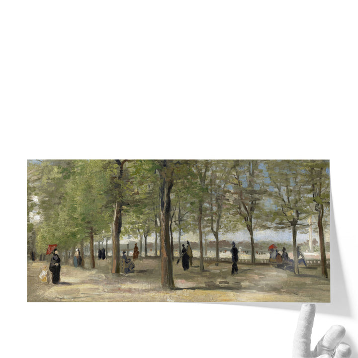 Terrace in the Luxembourg Gardens, 1886 - Canvas Print Wall Art