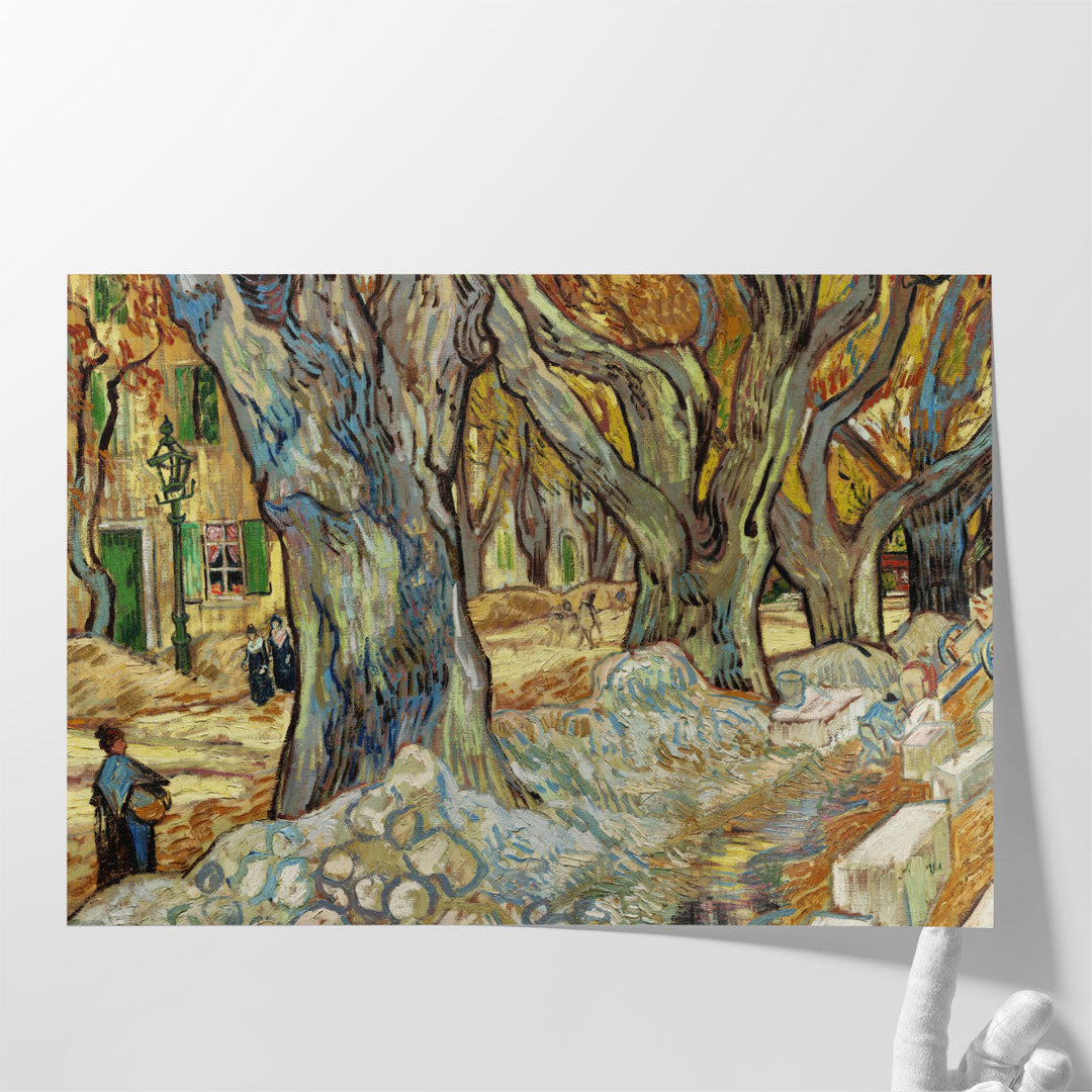 The Large Plane Trees,1889 - Canvas Print Wall Art