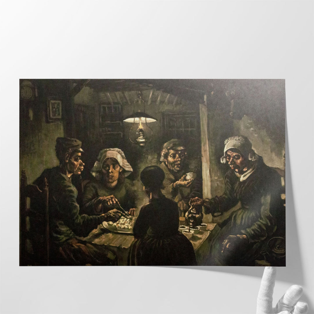 The Potato Eaters, 1885 - Canvas Print Wall Art