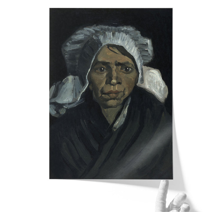 Head of a Peasant Woman, 1884 - Canvas Print Wall Art