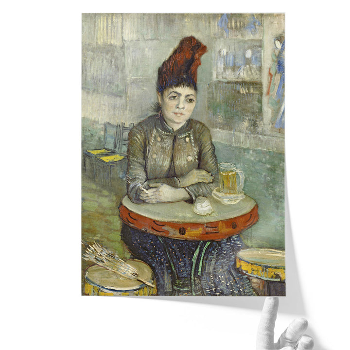 Segatori Sitting in the Cafe du Tambourin, 1887 - Canvas Print Wall Art