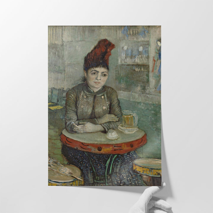 Segatori Sitting in the Cafe du Tambourin, 1887 - Canvas Print Wall Art