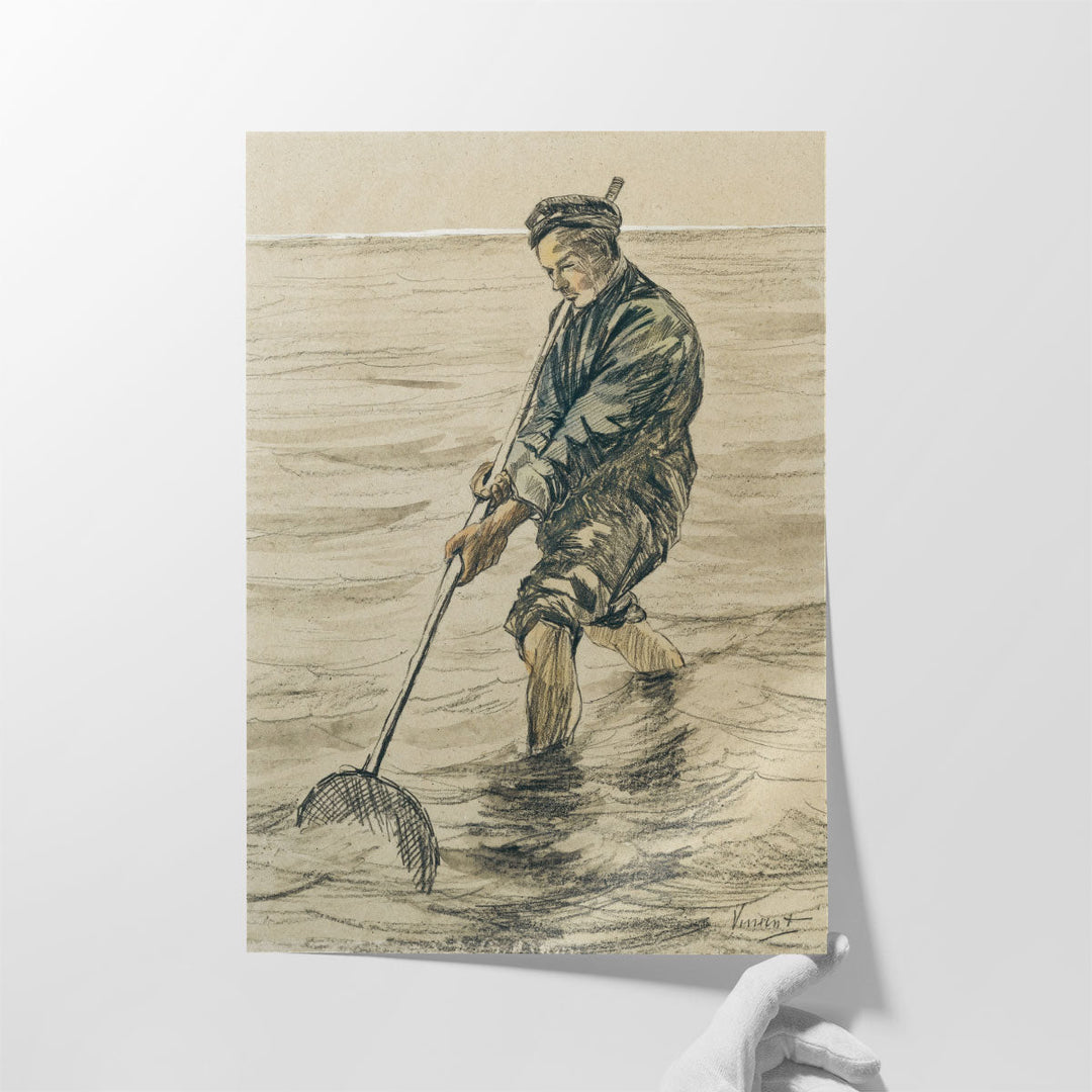 The Shell Fisherman, 1890 - Canvas Print Wall Art