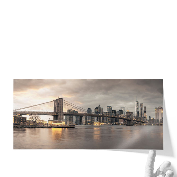 Brooklyn Bridge, New York - Canvas Print Wall Art