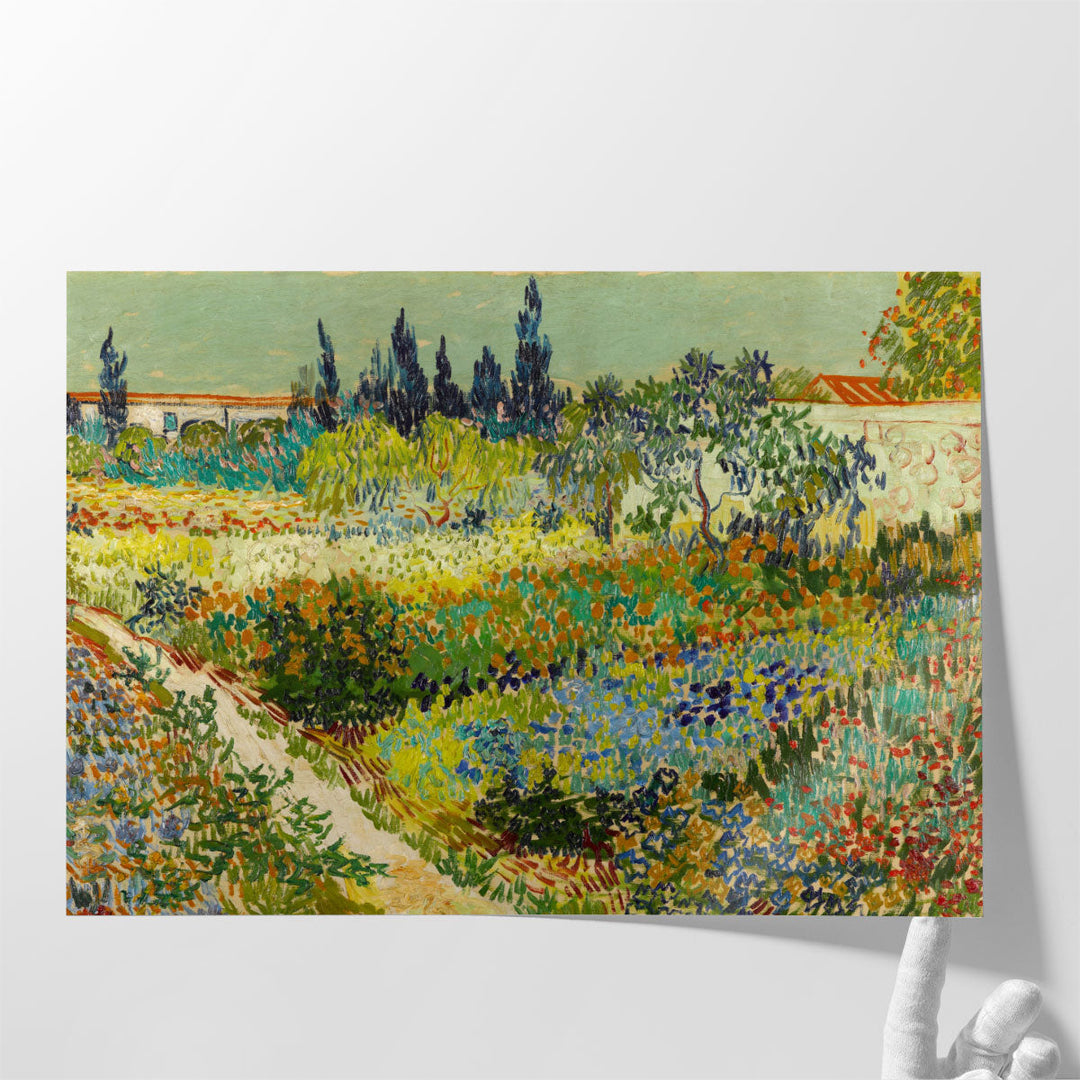 The Garden at Arles, 1888 - Canvas Print Wall Art