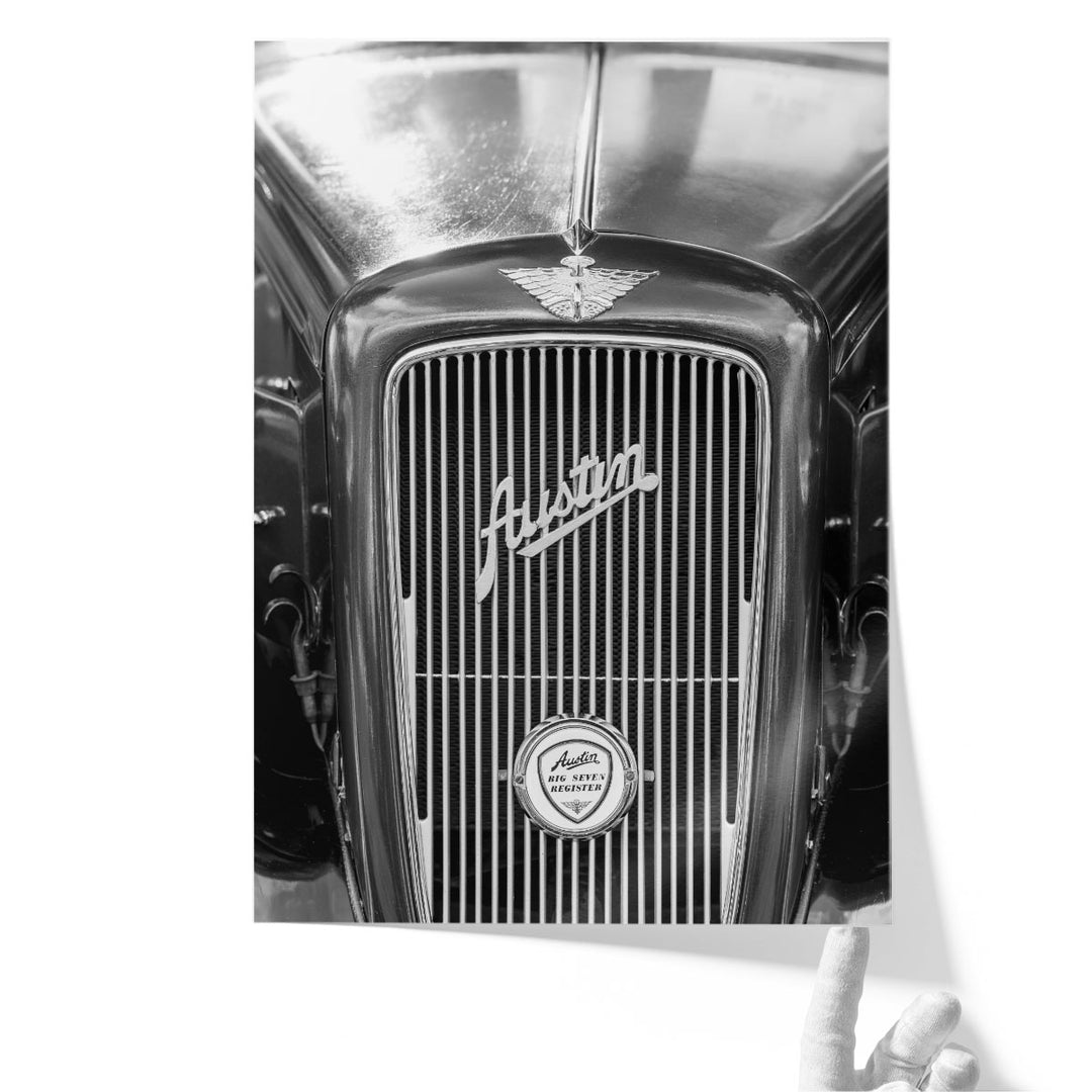 Austin Car Logo - Canvas Print Wall Art