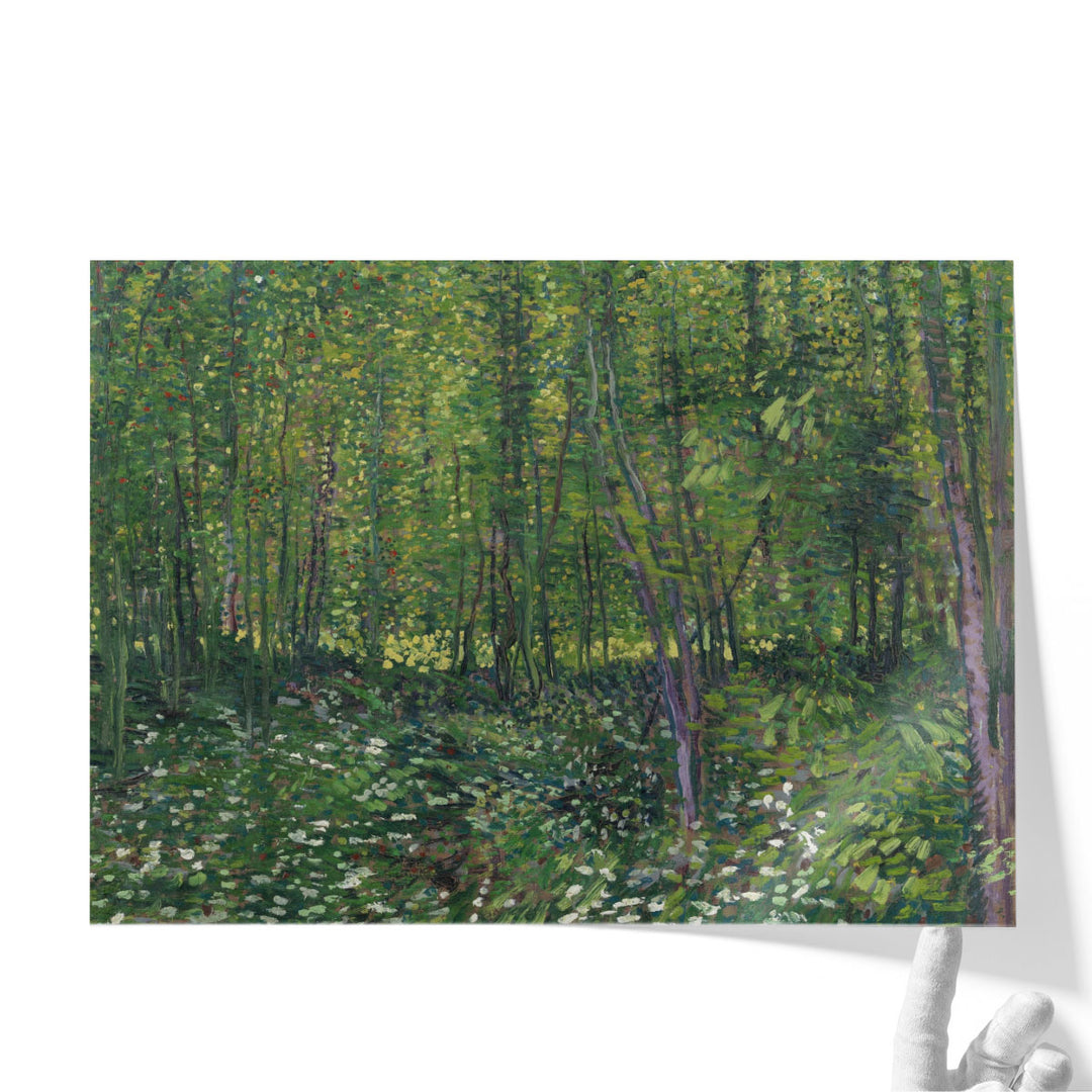 Trees and Undergrowth, 1887 - Canvas Print Wall Art