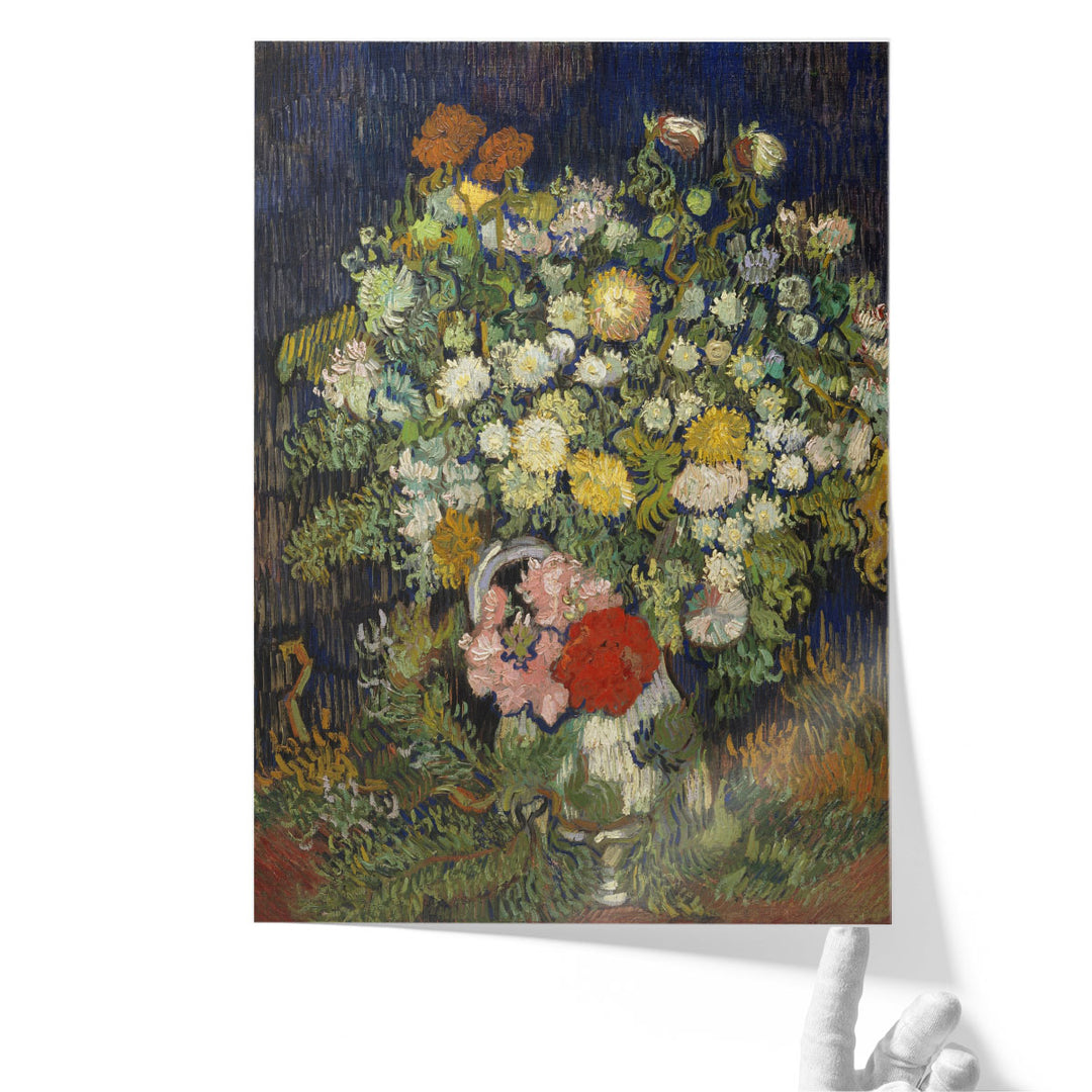 Bouquet Of Flowers In A Vase, 1890 - Canvas Print Wall Art