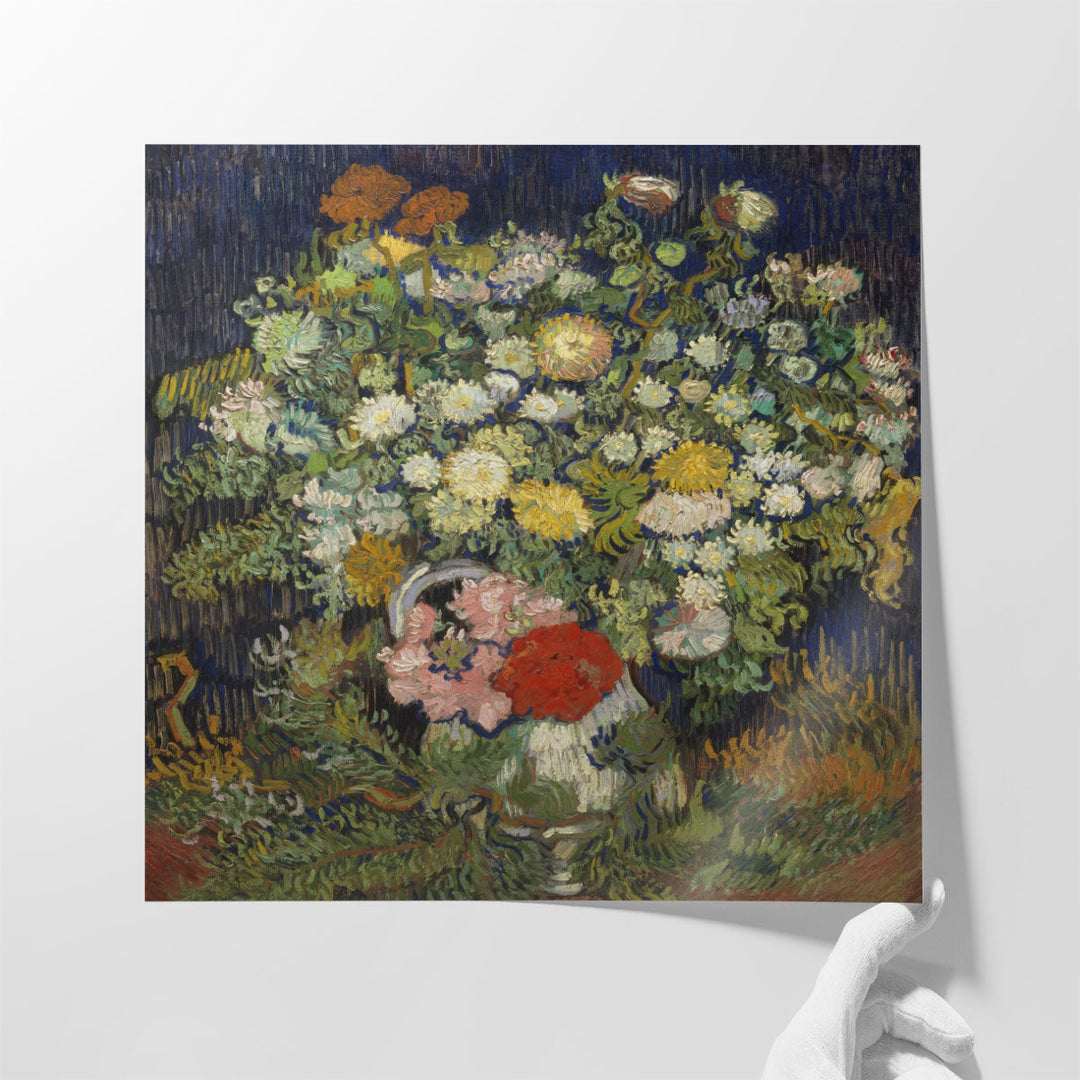 Bouquet Of Flowers In A Vase, 1890 - Canvas Print Wall Art