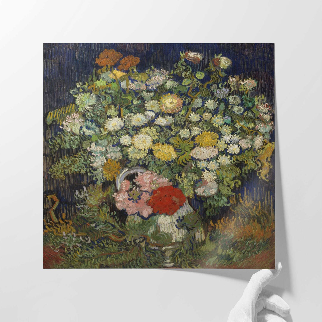 Bouquet Of Flowers In A Vase, 1890 - Canvas Print Wall Art