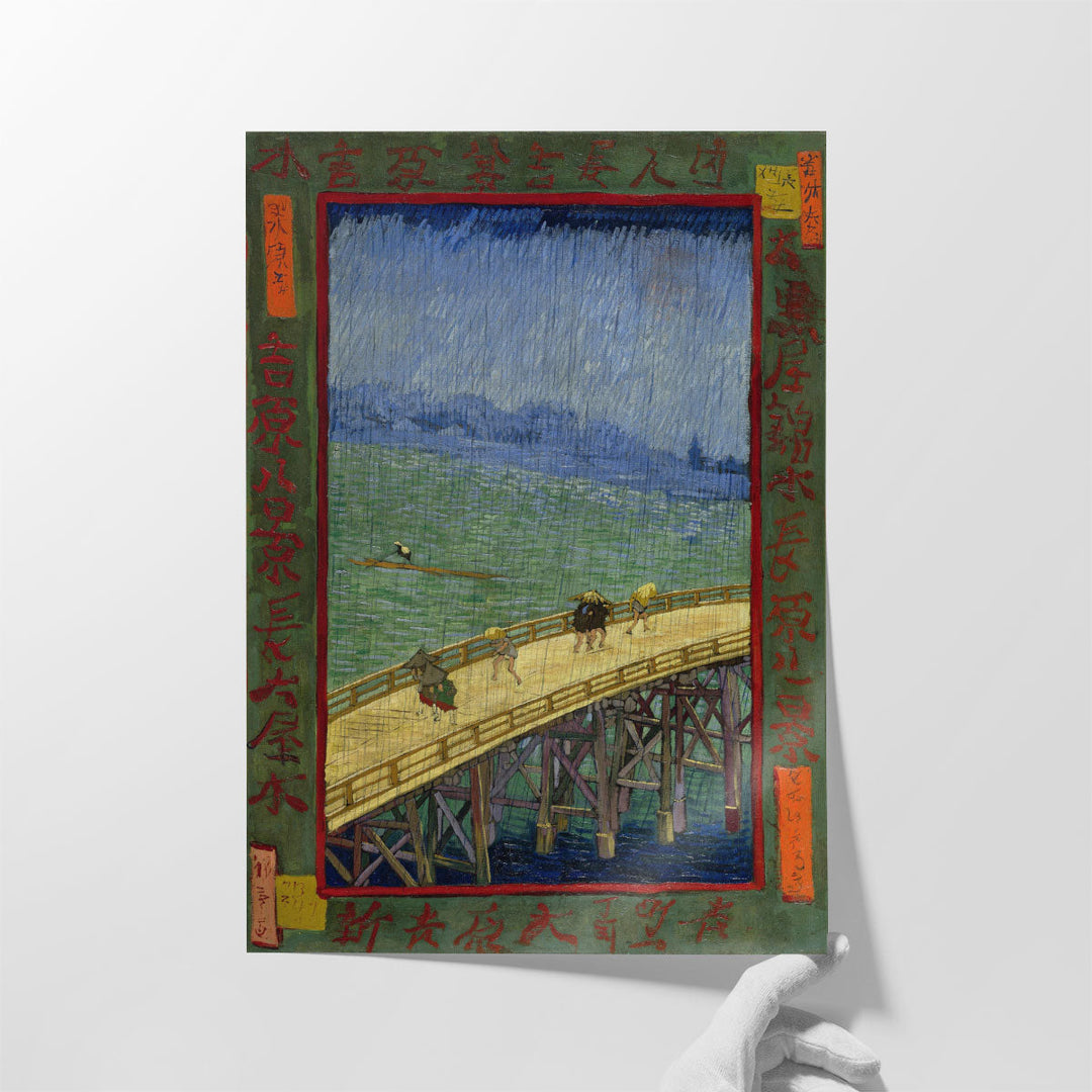 Bridge in the Rain, 1887 - Canvas Print Wall Art