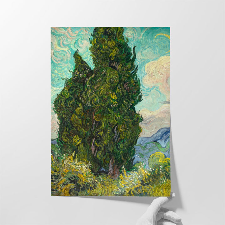 Cypresses I, 1889 - Canvas Print Wall Art