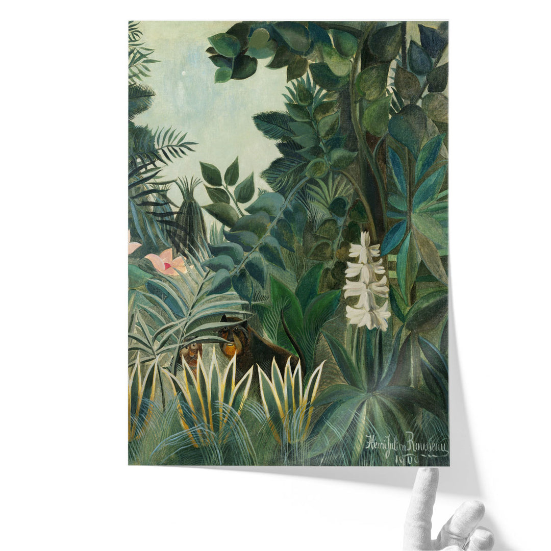 The Equatorial Jungle, 1909 - Canvas Print Wall Art
