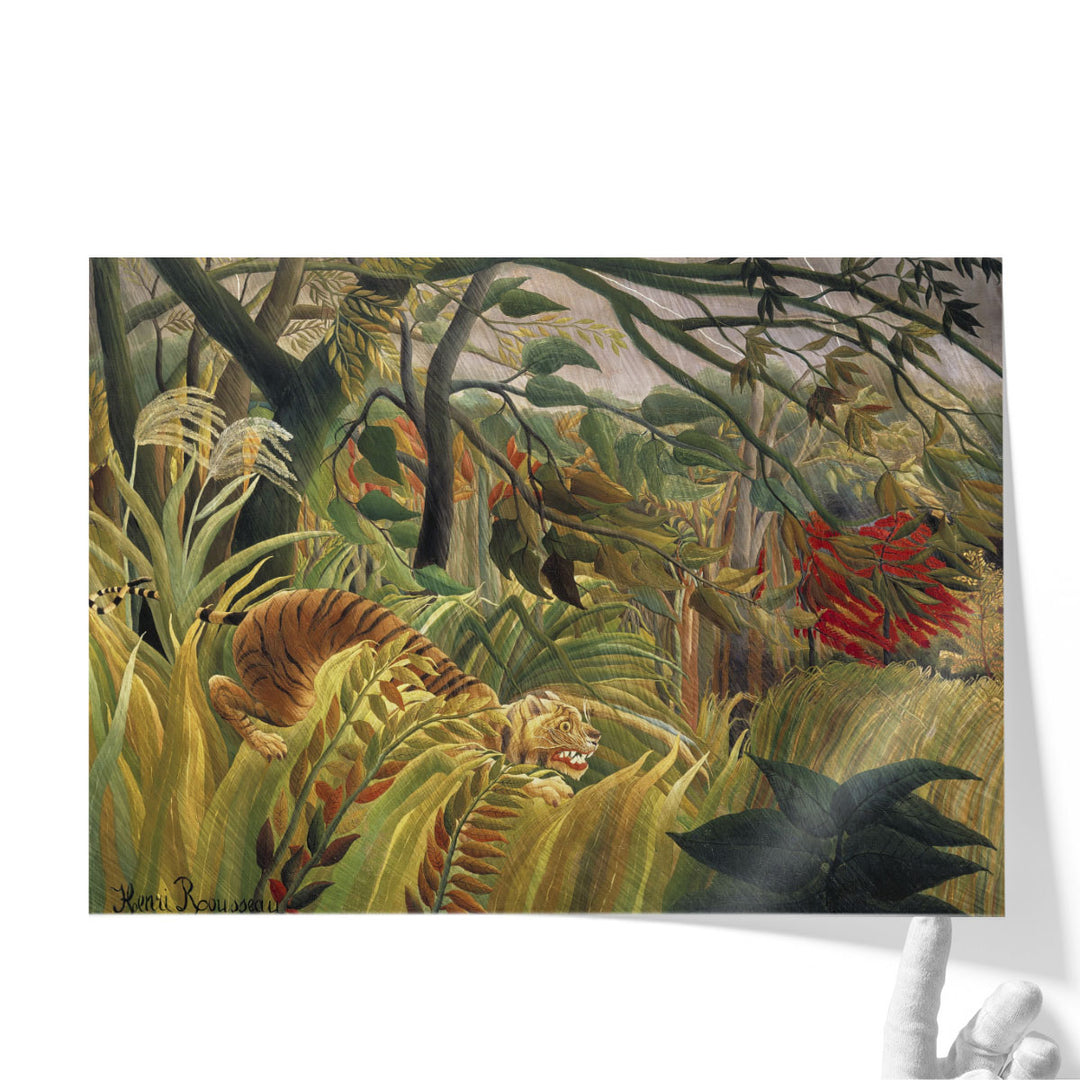 Tiger in a Tropical Storm, 1891 - Canvas Print Wall Art