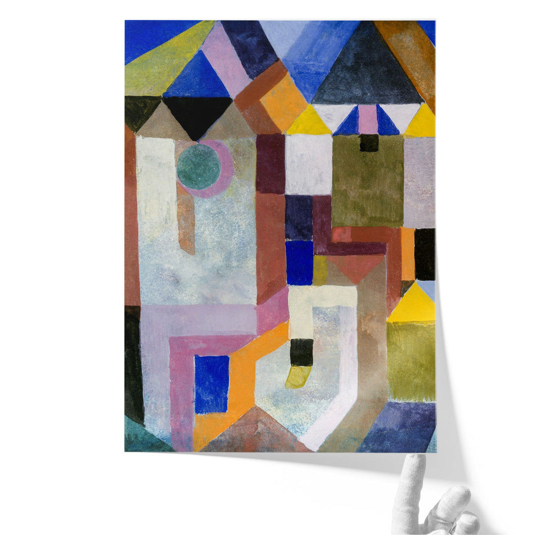 Colorful Architecture, 1917 - Canvas Print Wall Art