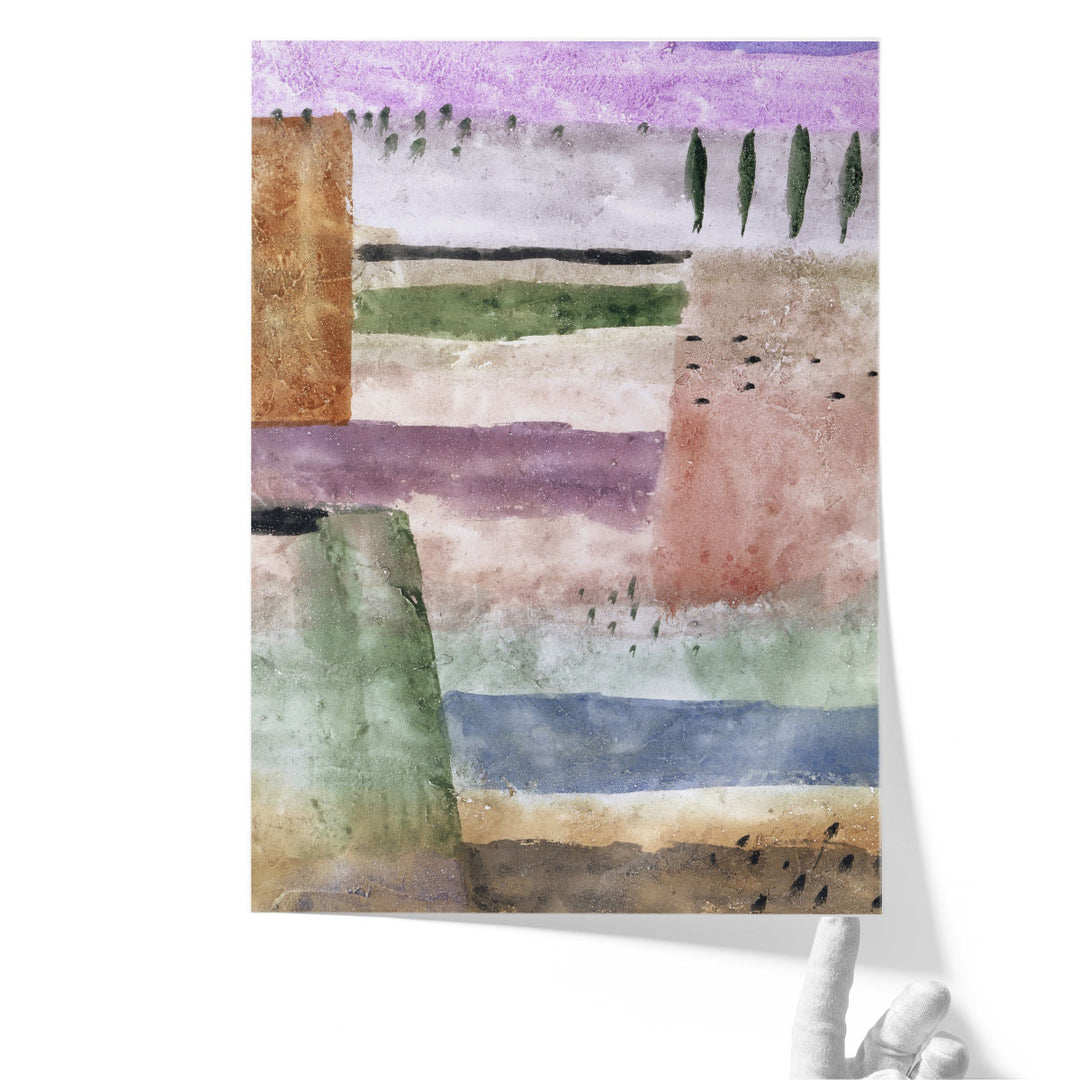 Landscape With Poplars, 1929 - Canvas Print Wall Art