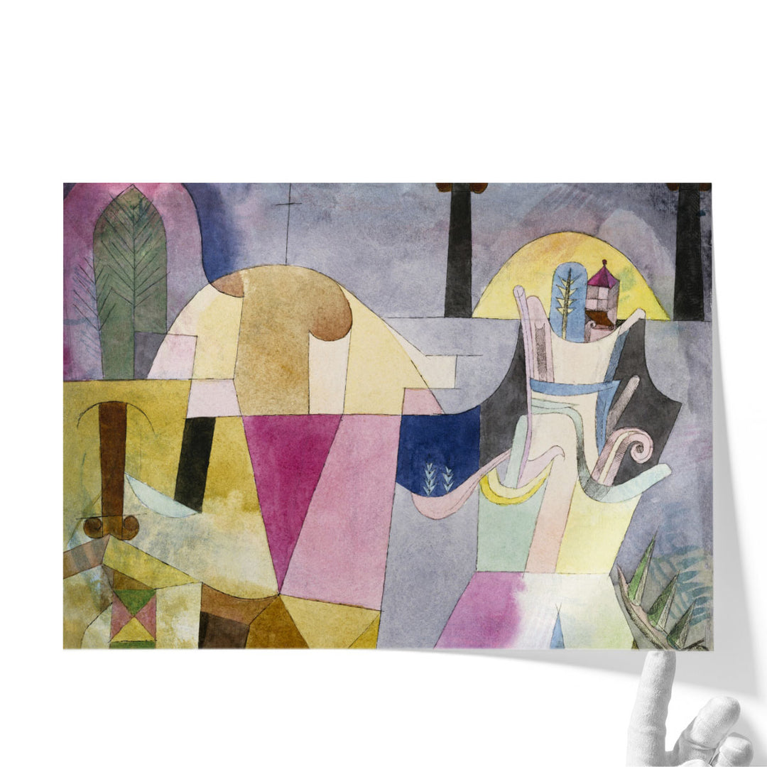 Black Columns In A Landscape, 1919 - Canvas Print Wall Art