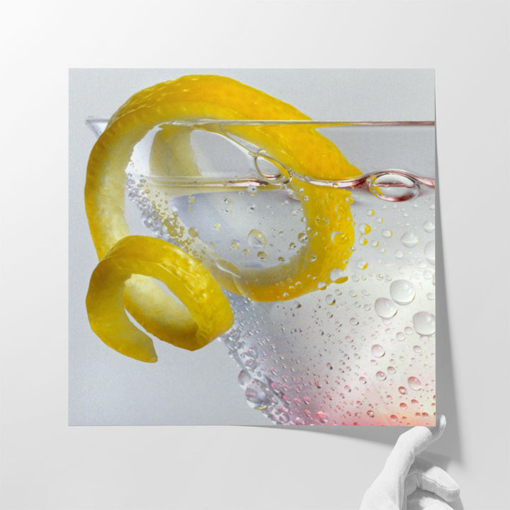 Lemon Twist - Canvas Print Wall Art