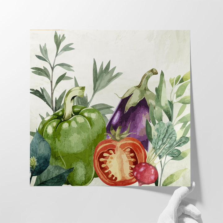 Veggie Farm 1 - Canvas Print Wall Art