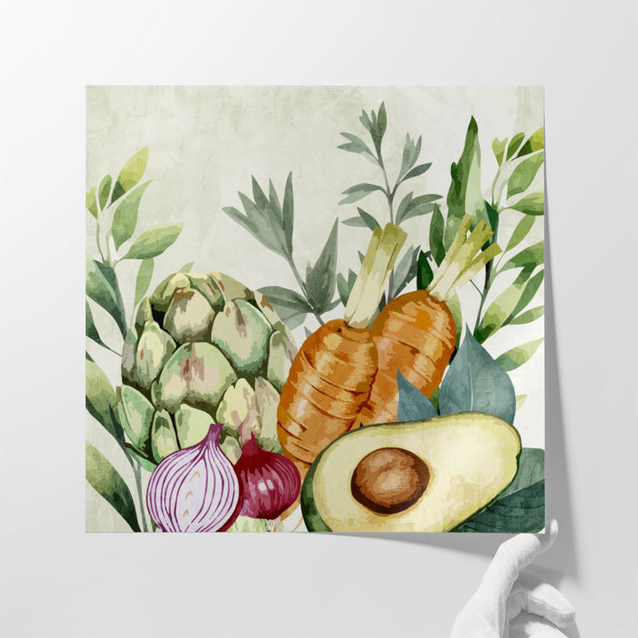 Veggie Farm 2 - Canvas Print Wall Art