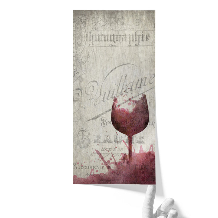 Splashes of Wine - Canvas Print Wall Art