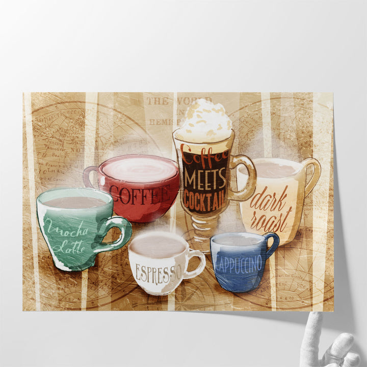 Coffee Gang - Canvas Print Wall Art