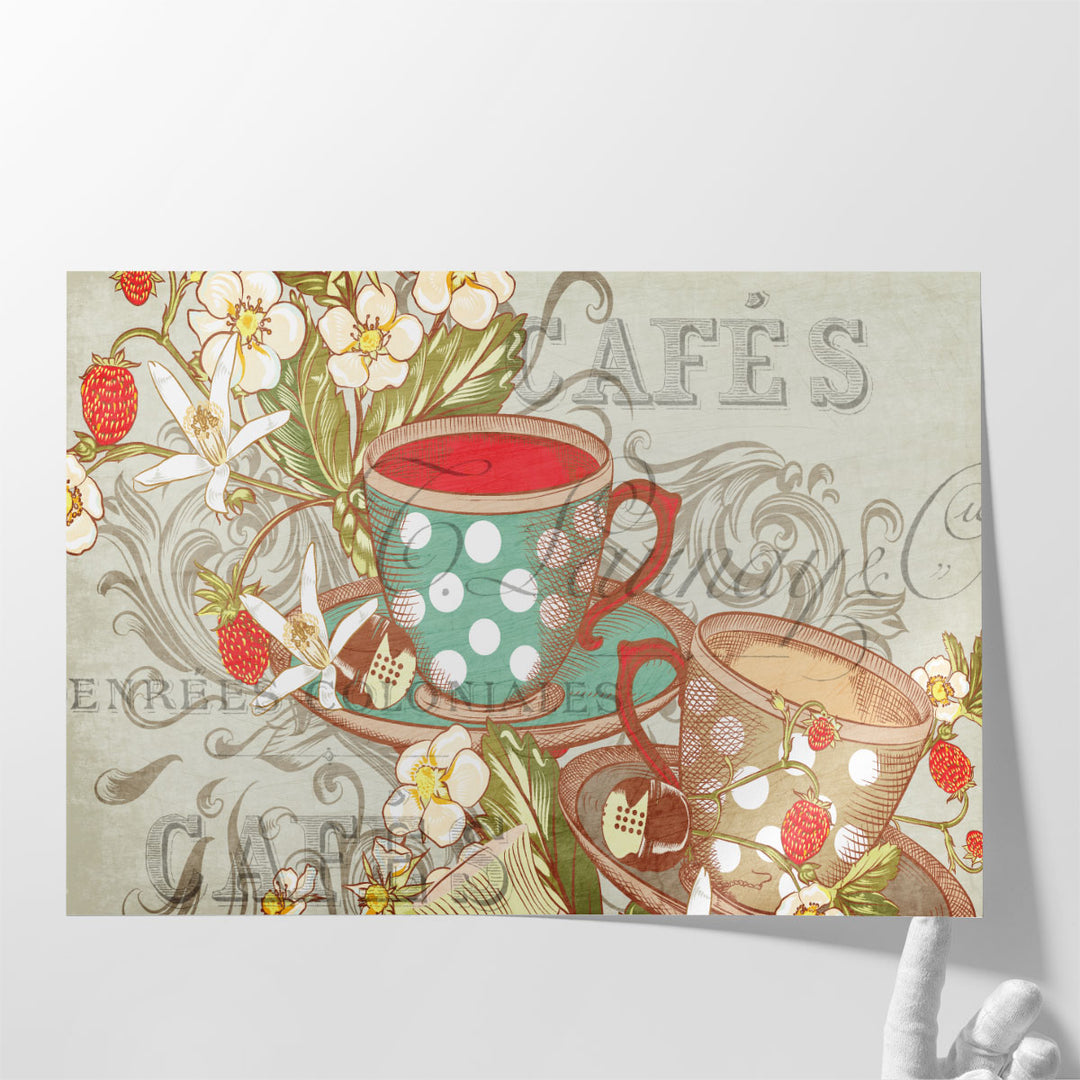 Coffee or Tea - Canvas Print Wall Art