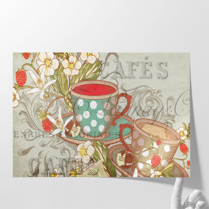 Coffee or Tea - Canvas Print Wall Art