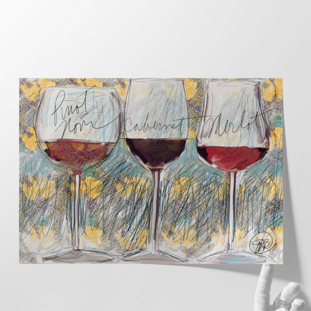 Wine 3 - Canvas Print Wall Art