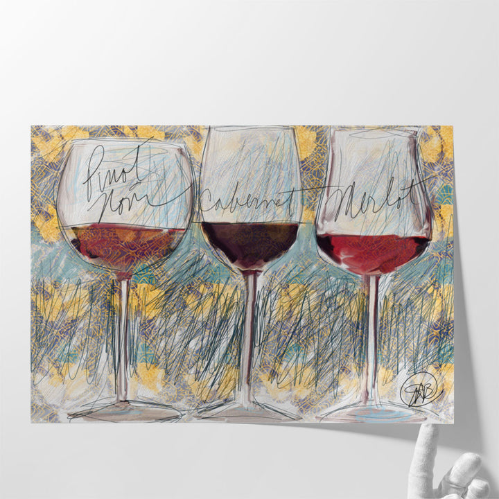 Wine 3 - Canvas Print Wall Art