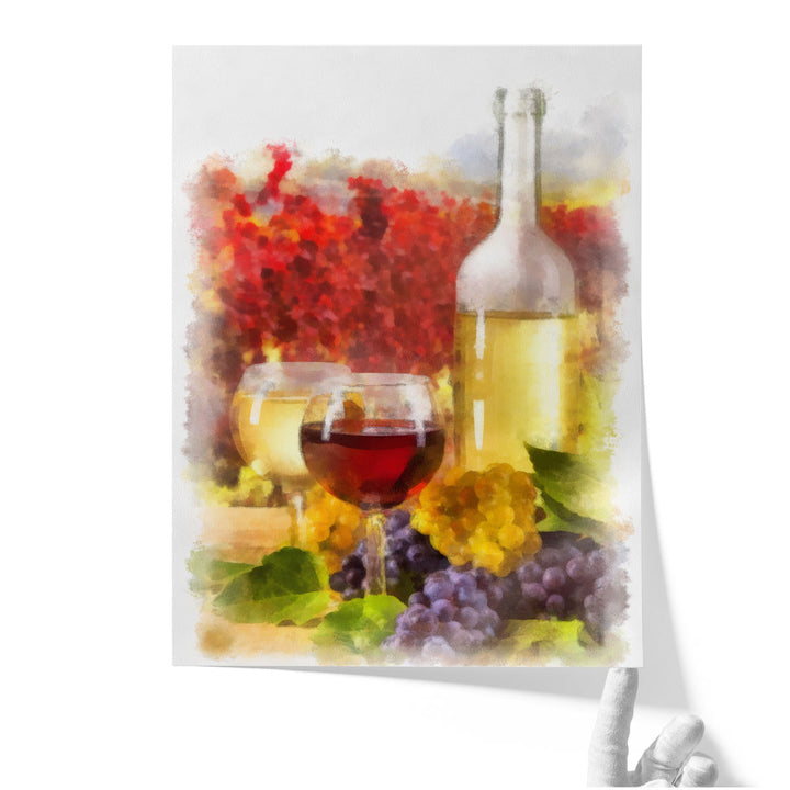 Wine I - Canvas Print Wall Art