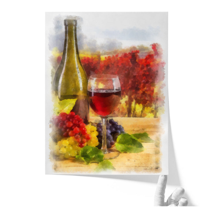 Wine II - Canvas Print Wall Art