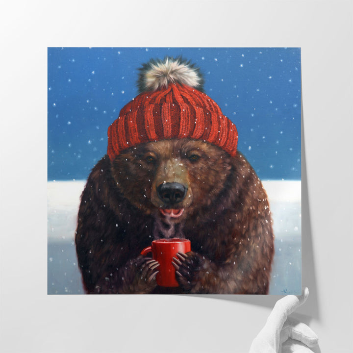 First Sip - Canvas Print Wall Art