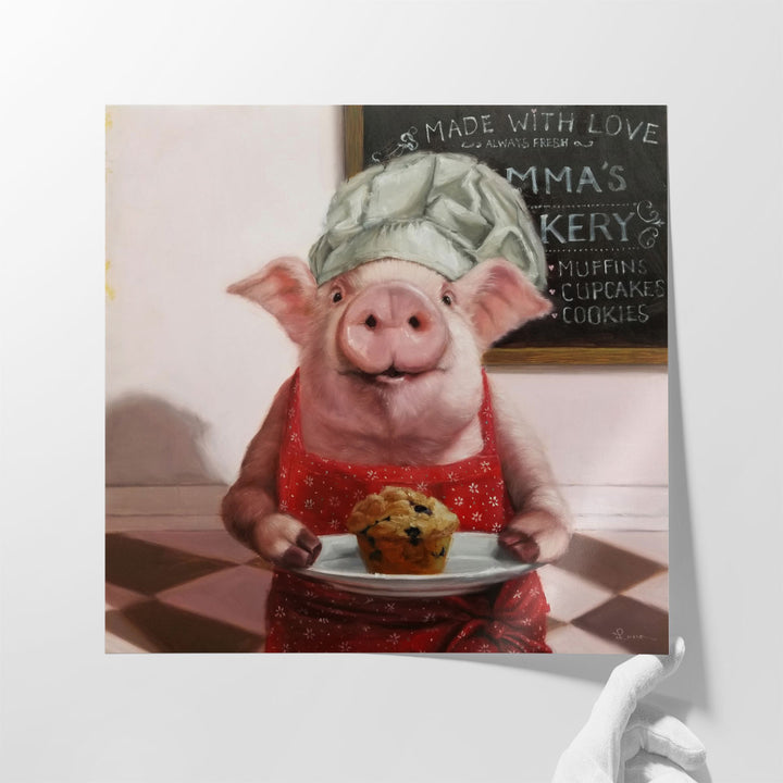 Pinkies Bakery - Canvas Print Wall Art