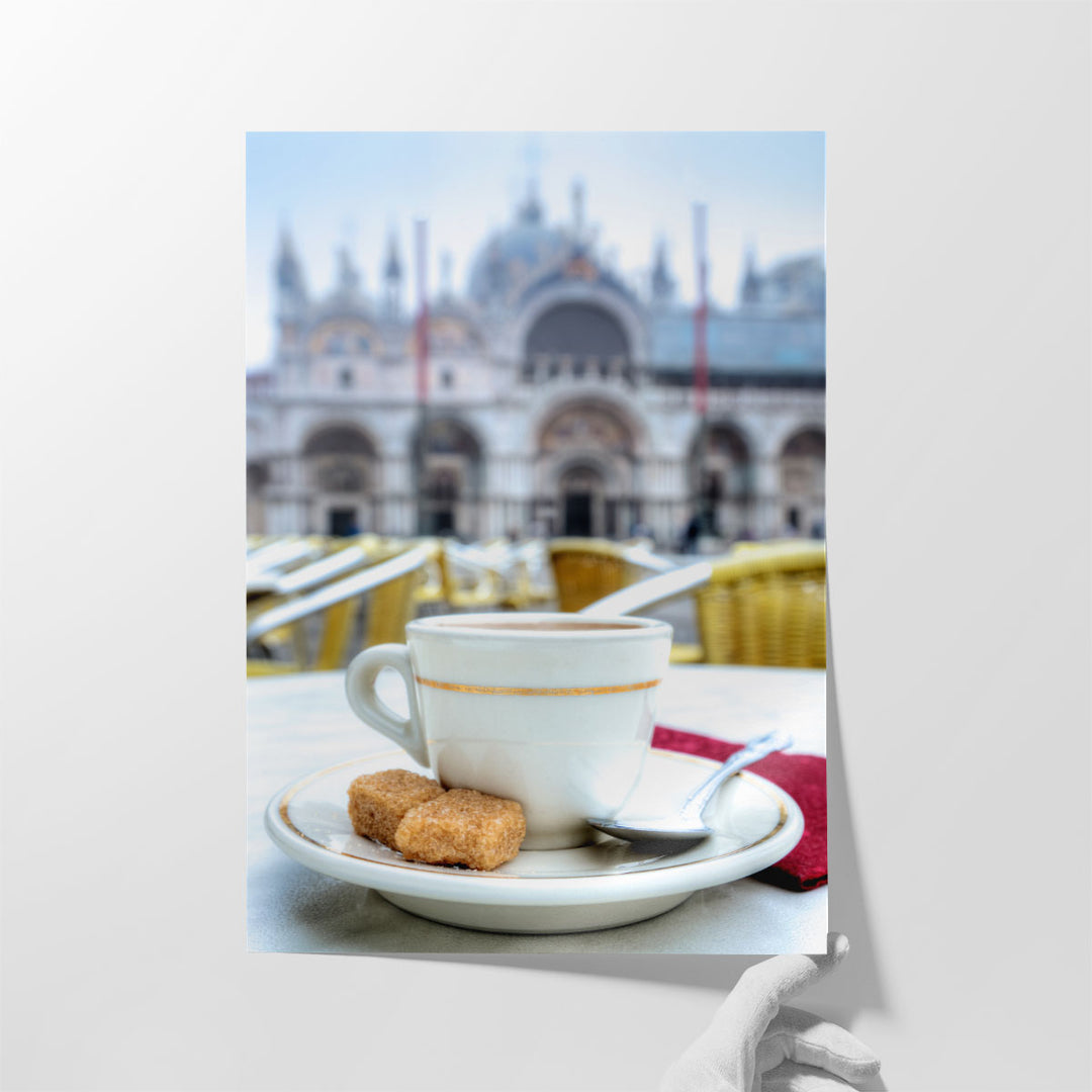 Caffe Piazza San Marco 2 - Canvas Print Wall Art