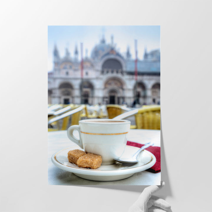 Caffe Piazza San Marco 2 - Canvas Print Wall Art