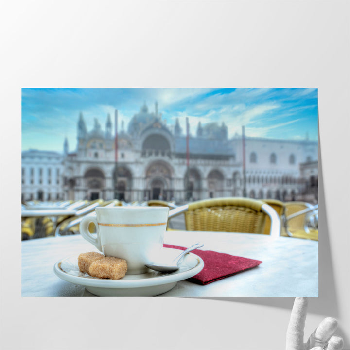 Caffe Piazza San Marco 1 - Canvas Print Wall Art