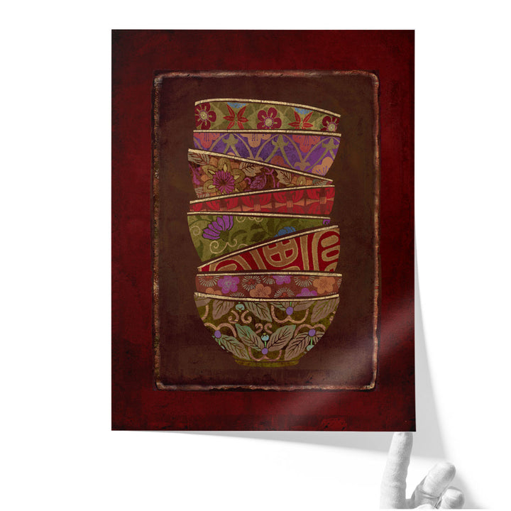 Asian Bowls I - Canvas Print Wall Art