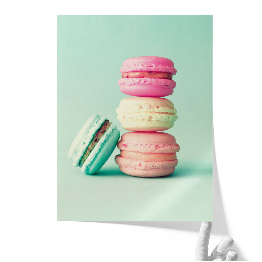 French Macarons - Canvas Print Wall Art