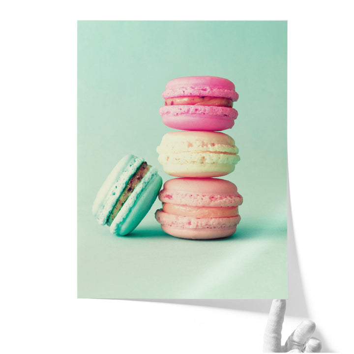 French Macarons - Canvas Print Wall Art
